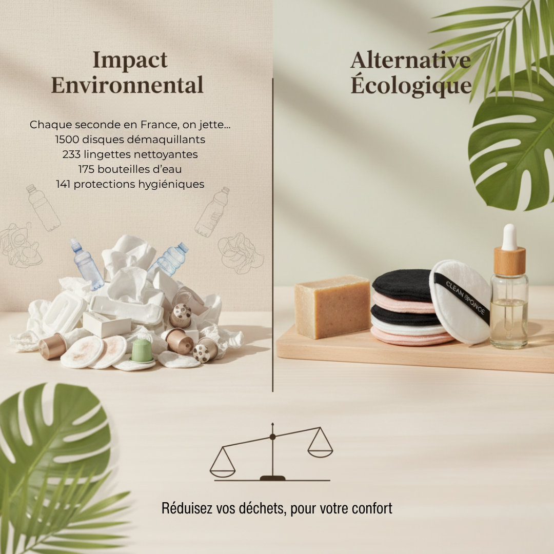 Pads démaquillants réutilisables — douceur garantie